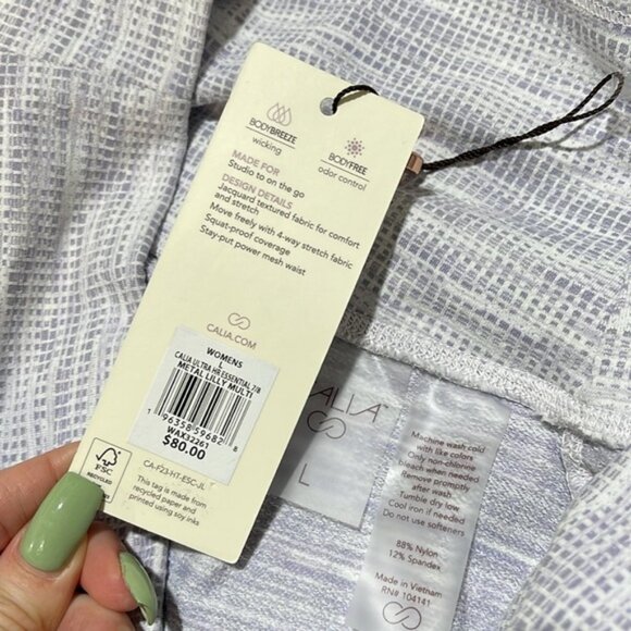 CALIA Women's Ultra High Rise Essential Jacquard 7/8 Legging - Picture 10 of 12